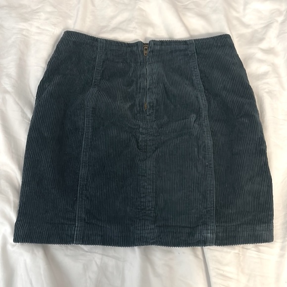 PacSun teal corduroy skirt, size 24 (2 US) - Picture 2 of 2